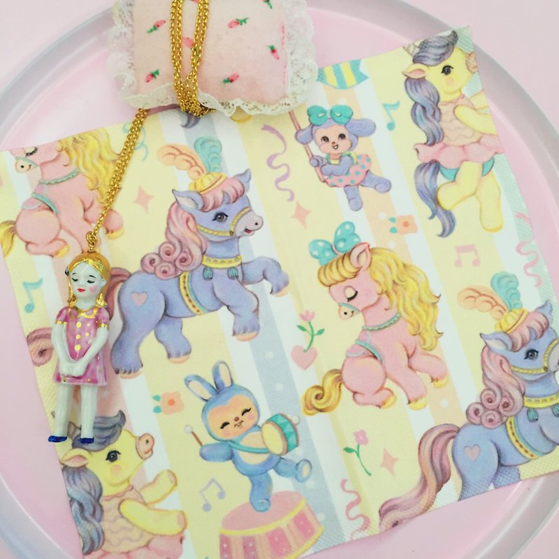 Illustrator series OnlyTwo-Pony Parade ll wipe cloth - Eyeglass Cases & Cleaning Cloths - Polyester Multicolor