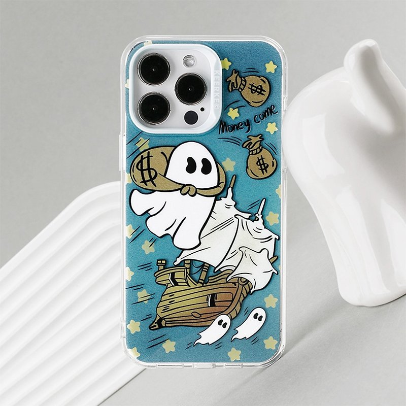 Pirate Money Little Ghost iPhone Case - เคส/ซองมือถือ - วัสดุอื่นๆ 
