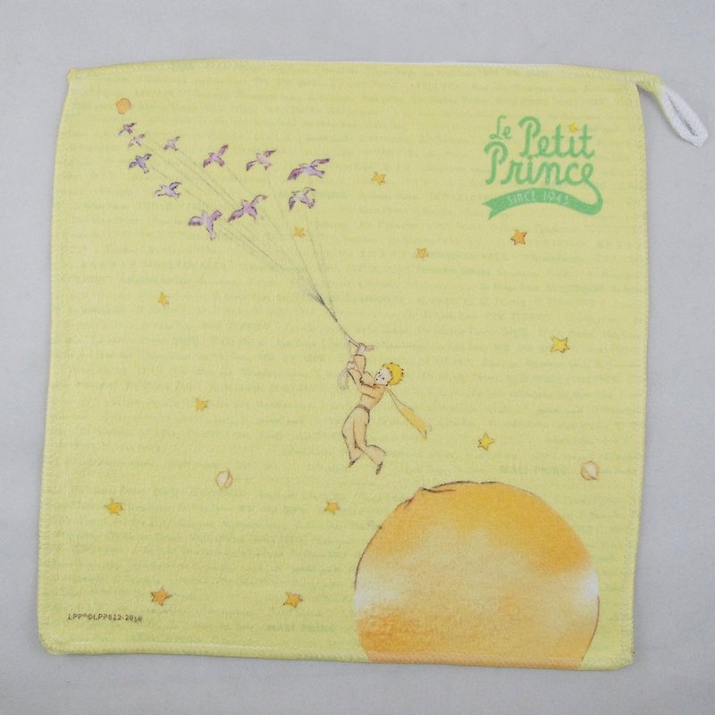 小王子經典版授權 - 擦手巾 【帶我去旅行】 - 毛巾/浴巾 - 棉．麻 黃色