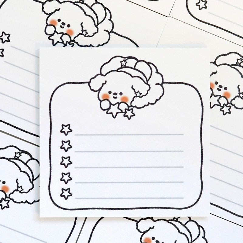 Anko's Checklist Memopad - 便條紙/便利貼 - 紙 白色