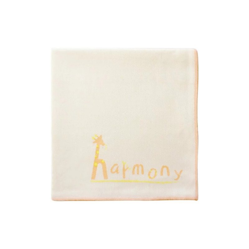 harmony愛動物系列手帕(2入) - 手帕 - 棉．麻 白色
