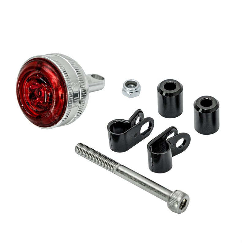 miniu LED 防水尾燈 - 腳踏車/滑板/周邊 - 鋁合金 黑色