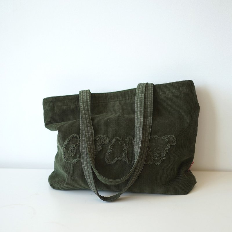 貓西CATWEST原創設計通勤單肩包日系復古托特包刺繡布包春夏新品 - 側背包/斜背包 - 棉．麻 