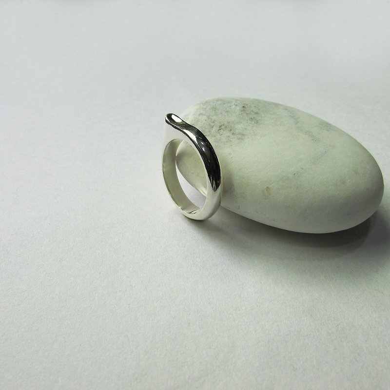 drip ring | mittag jewelry | handmade and made in Taiwan - General Rings - Silver Silver