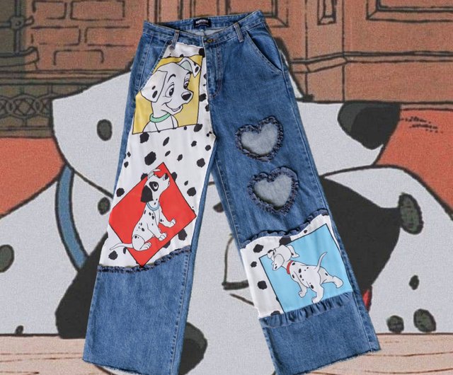 CASSIE JEANS 101 dalmatians - Shop magnolia coco Men's Pants