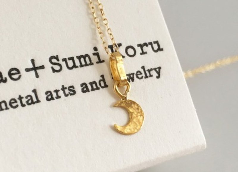 純金の小さな三日月ペンダントトップ◇K24 Pure Gold Crescent Pendant Top - 項鍊 - 其他金屬 