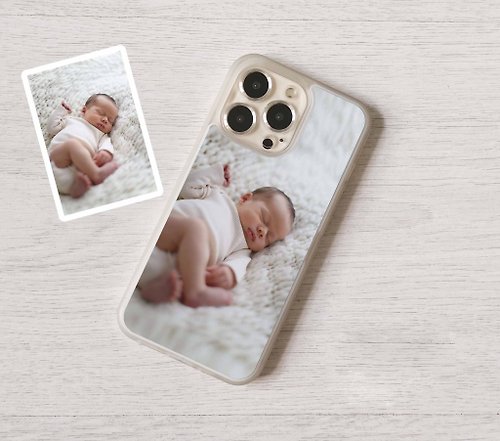 Gagby Design 來圖訂製 客人提供寶寶小孩情侶相片手機殼 iPhone 15 Pro Max 13