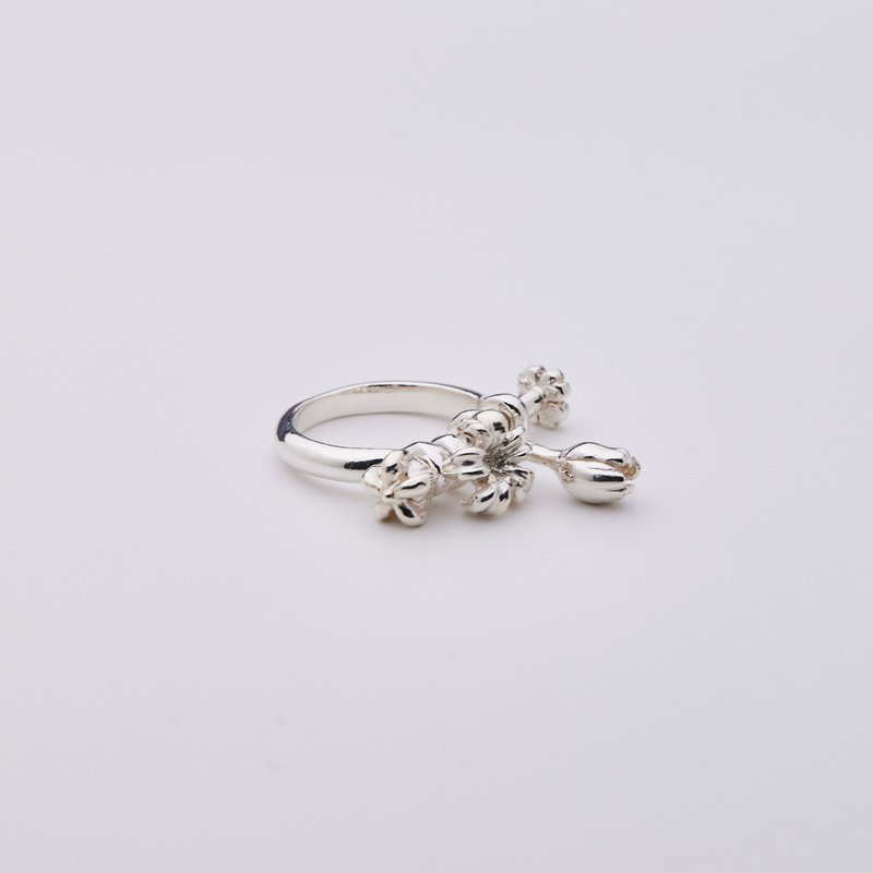 Spring wreath ring - General Rings - Sterling Silver 