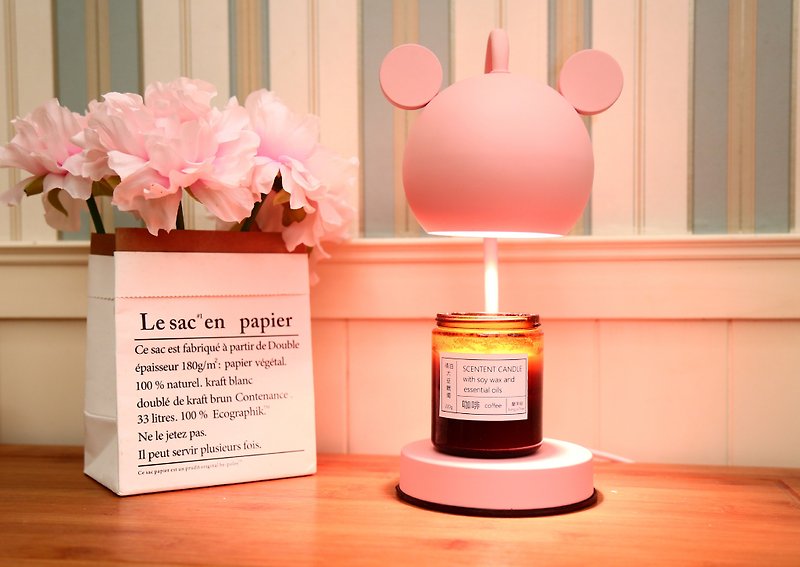 Mickey Mickey Minnie classic melted Wax lamp [Candles can be purchased] Three colors available - timed/dimmable - Lighting - Other Metals 