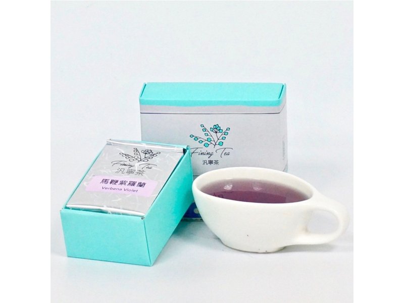 【汎寧茶FiningTea】馬鞭紫羅蘭∣無咖啡因∣無熱量∣8入裝 - 茶葉/茶包/水果茶 - 植物．花 紫色