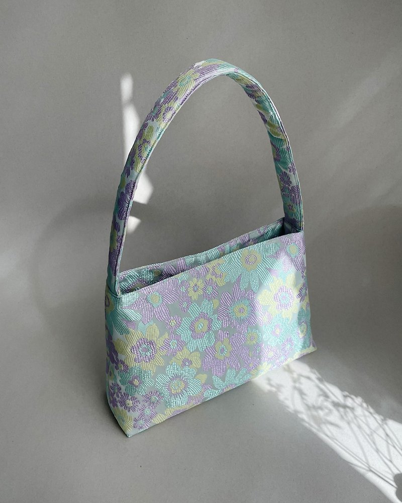 Primular Baguette Bag - 手提包/手提袋 - 聚酯纖維 紫色
