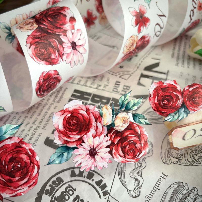 Zui Fang Hua PET and Washi Tape - 5 Meter Roll - มาสกิ้งเทป - กระดาษ หลากหลายสี