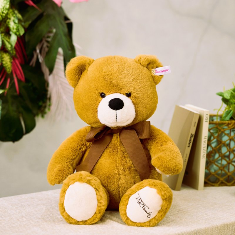Candy Bear 愛吃黑糖的黑糖麻糬熊 18吋 深咖 - 玩偶/公仔 - 聚酯纖維 咖啡色