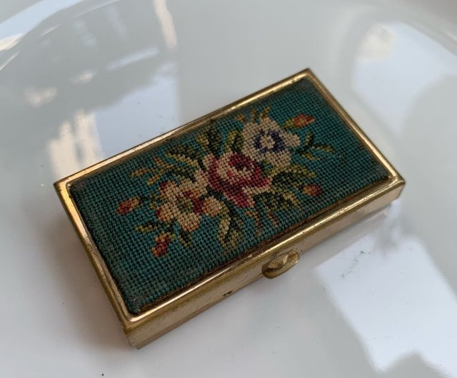 ヴィンテージジュエリーボックス ヴィンテージ刺繍ジュエリーボックス - ショップ vintage-box