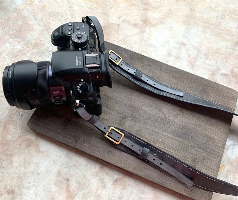 Taiwan handmade Camerastrap / 缺皮CHAPI - Camera Straps & Stands - Genuine Leather Gray