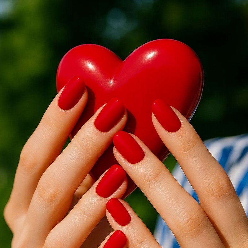 巴黎紅#130 美甲凝膠 Gel Nail Polish - 指甲油/指甲貼 - 其他材質 紅色