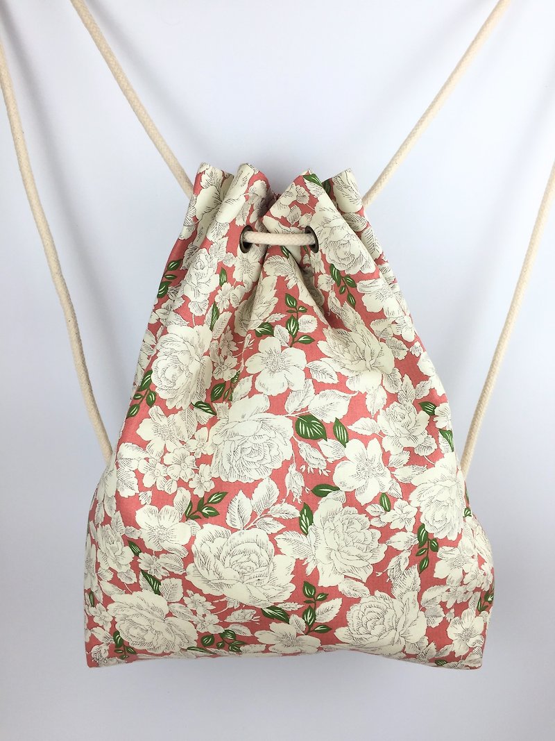 2 in 1 transformable backpack tote - Backpacks - Cotton & Hemp Red