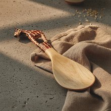 手工製橄欖木長頸鹿木匙 送禮