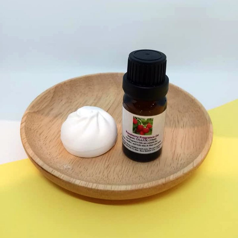 造型擴香石配香薰油(覆盆子) - 香氛/精油/擴香 - 其他材質 紅色