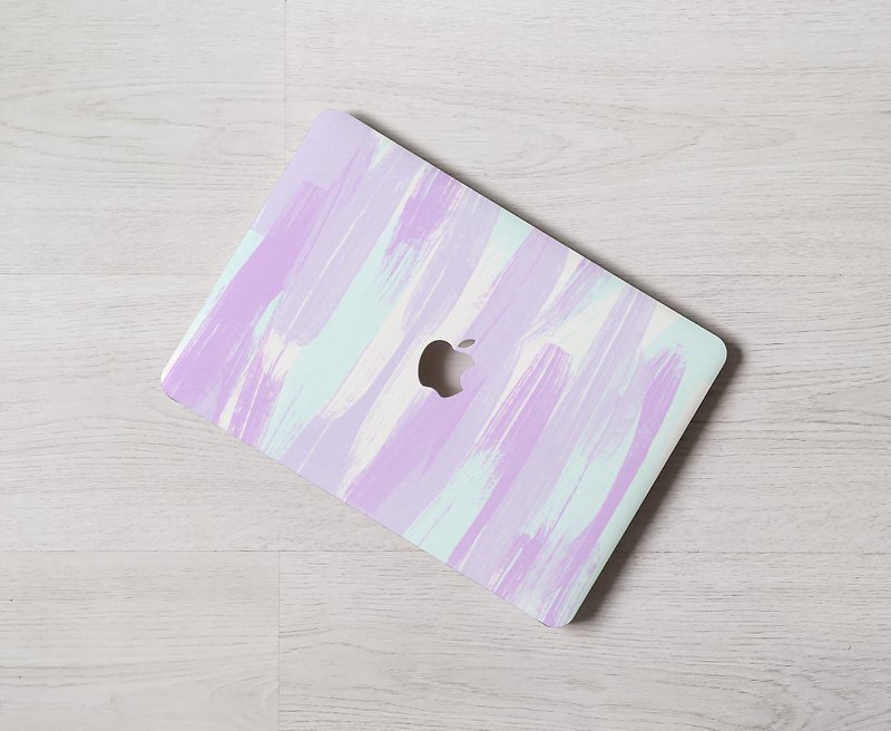 粉色水彩風格蘋果筆記本手提電腦全包殼 Macbook Pro Air Retina - 電腦配件 - 塑膠 透明
