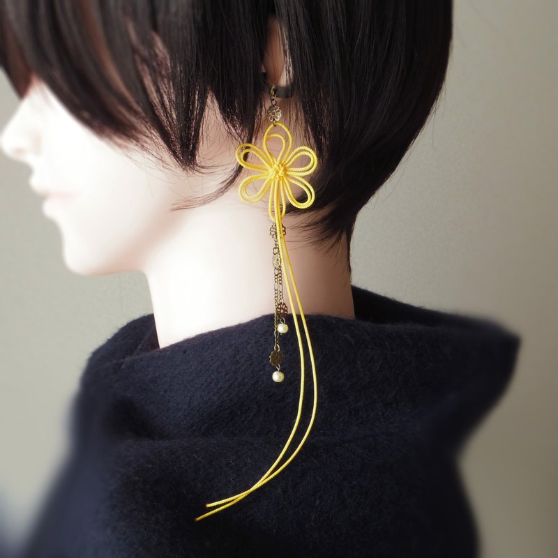 Single Ear Cuff: Ashi Kotsuri, Teru - ต่างหู - โลหะ สีเหลือง