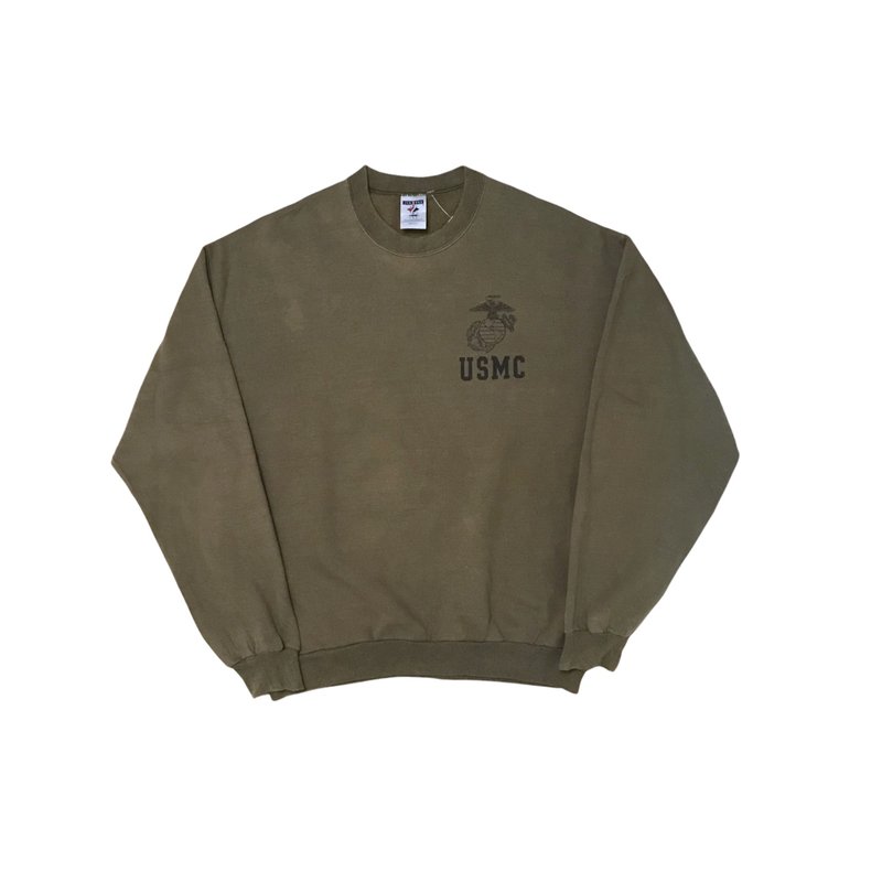 美軍公發USMC訓練運動服 L - 帽T/大學T - 其他人造纖維 綠色