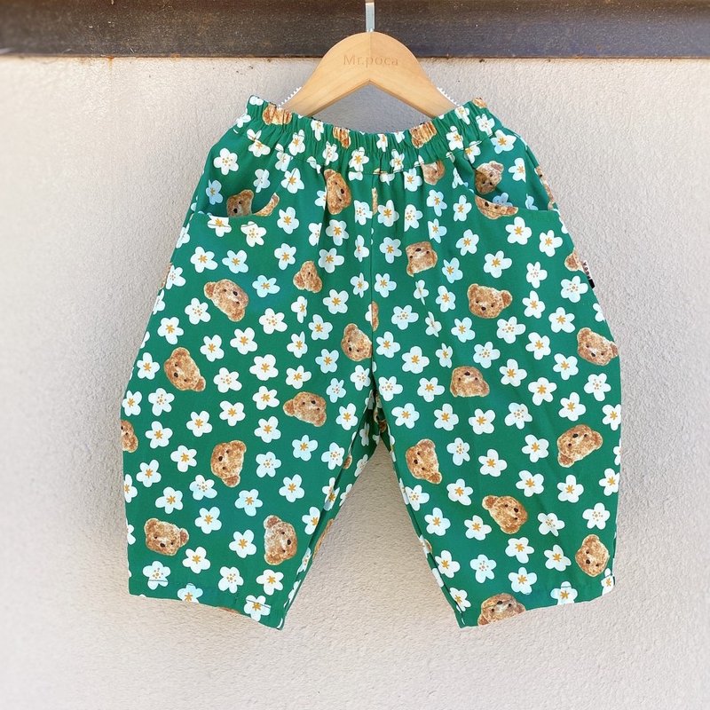 Little Green Bear - Radish Pants - Pants - Cotton & Hemp Multicolor