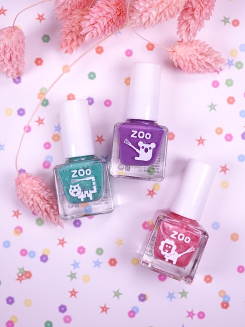 Violet Fairy: ZOO ㄖ ㄨ 'abandoned child nail polish three-piece: Children's Day gift: - Other - Pigment Multicolor