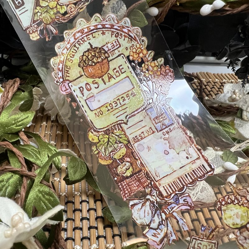 0018_石頭仙女_森林精靈票眷 Squirrel coupons - 文件夾/資料夾 - 塑膠 多色