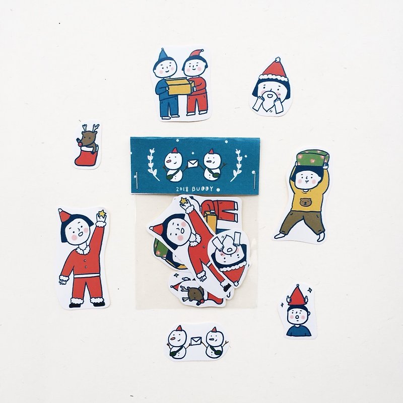 Buddy | Merry Christmas (2018) | Sticker Pack - Stickers - Paper Red