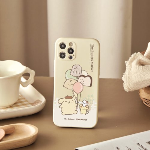 TOYSELECT 奶油家族x布丁狗可愛氣球全包iPhone手機殼