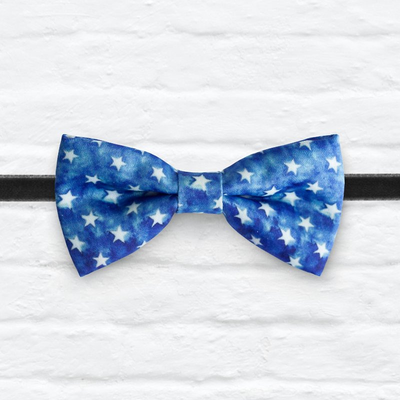 Style 0185 Marble Print Bowtie - Modern Boys Bowtie, Toddler Bowtie Toddler Bow tie, Groomsmen bow tie, Pre Tied and Adjustable Novioshk - Chokers - Other Materials Blue