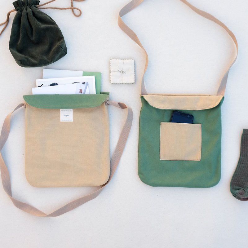 4-way Toast - Khaki / Green - Messenger Bags & Sling Bags - Cotton & Hemp Khaki