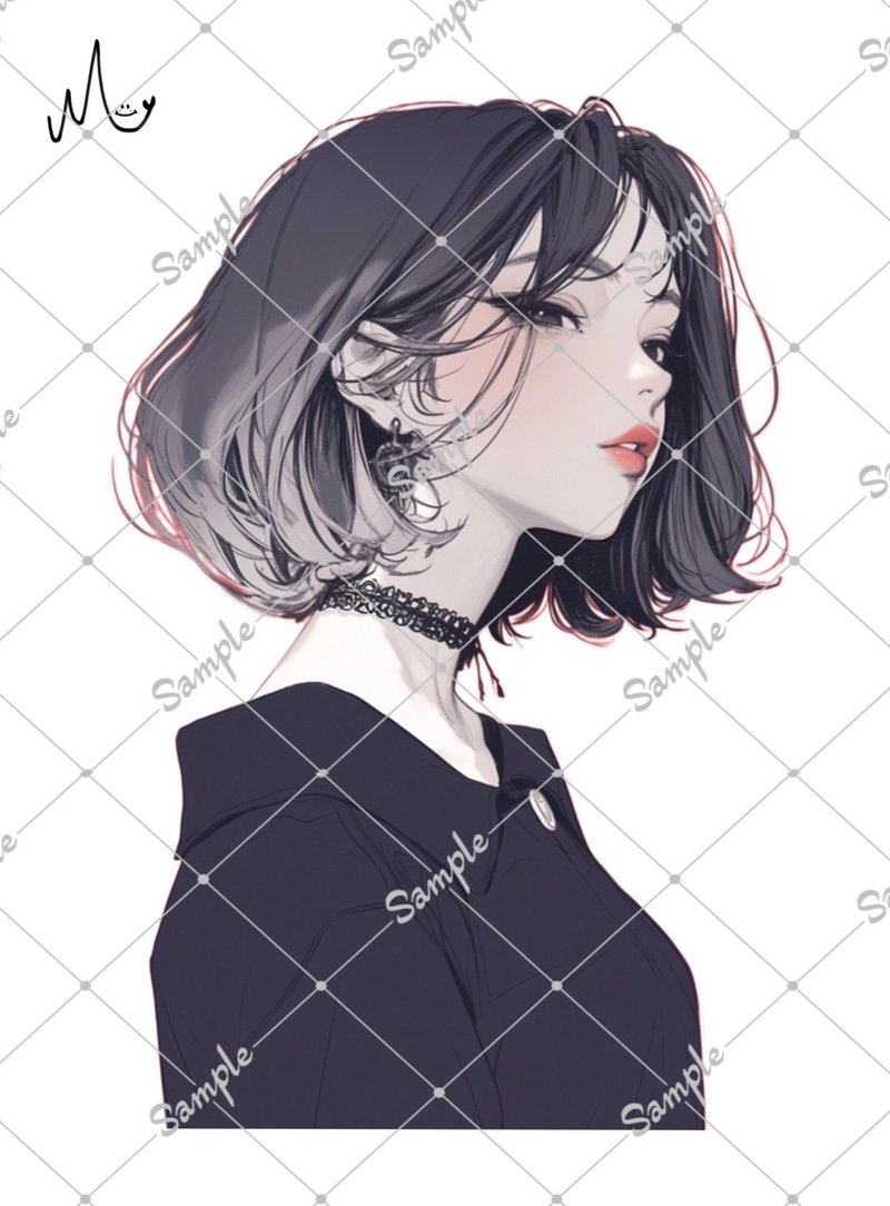 オリジナル人物ステッカー - 貼紙 - 紙 