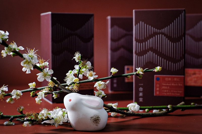 【可挑選禮盒封面】一合禮系列-經典紅茶禮盒(日式菊/梅) - 茶葉/茶包 - 植物．花 紅色