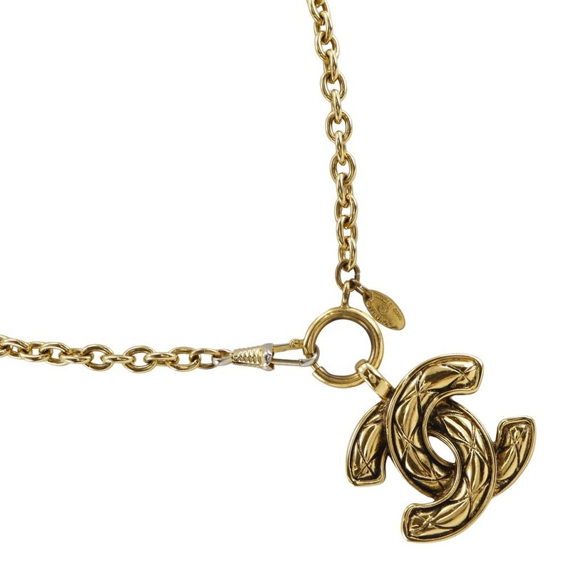 【日本直送】シャネル CHANEL ココマーク ネックレス マトラッセ 金メッキ ゴールド 約74.0g レディース【中古】 - 項鍊 - 其他金屬 金色