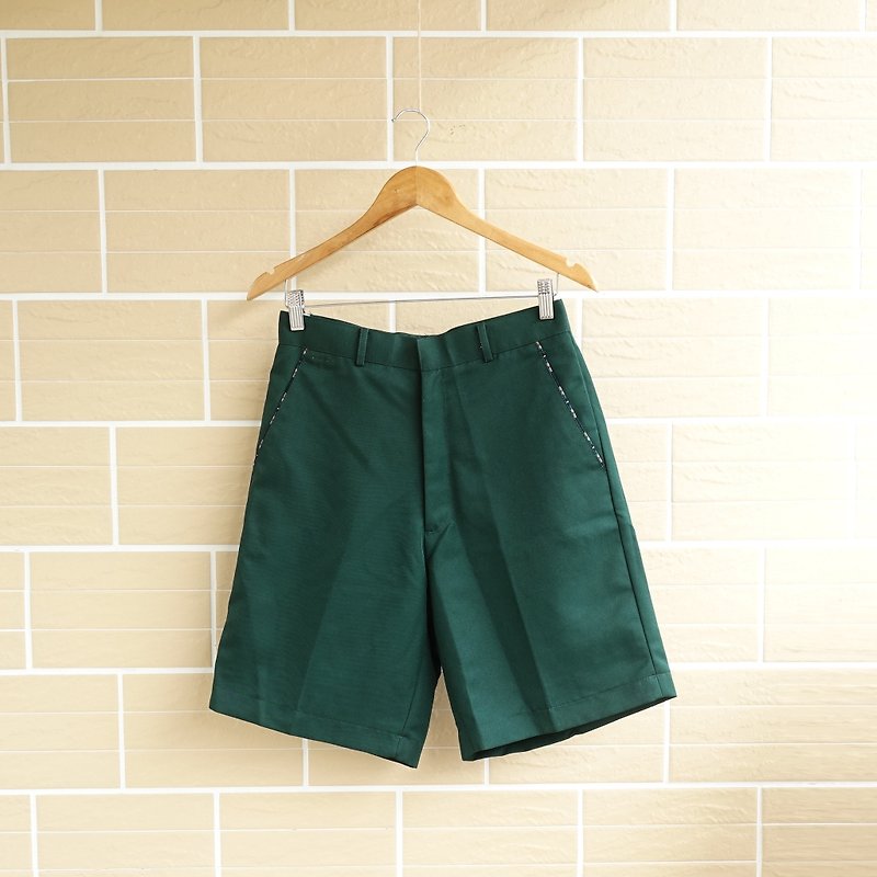 │Slowly│ Christmas Leaves - Pants │vintage. Vintage. Art. - Women's Pants - Polyester Green