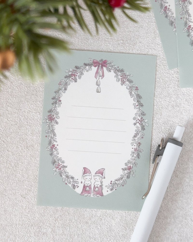 A7メモペーパー | クリスマス柄 - 其他 - 紙 