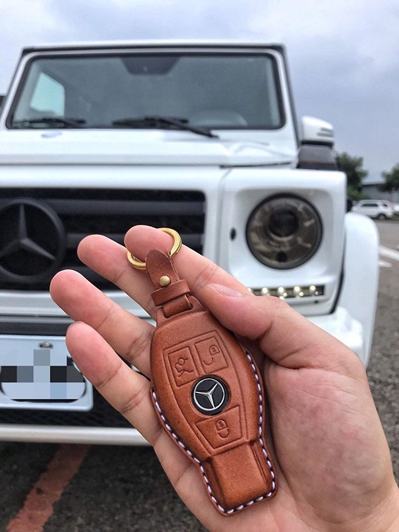 【現貨版】賓士 Benz A250 C300 W205 W213 汽車鑰匙包鑰匙皮套 - 鑰匙圈/鑰匙包 - 真皮 