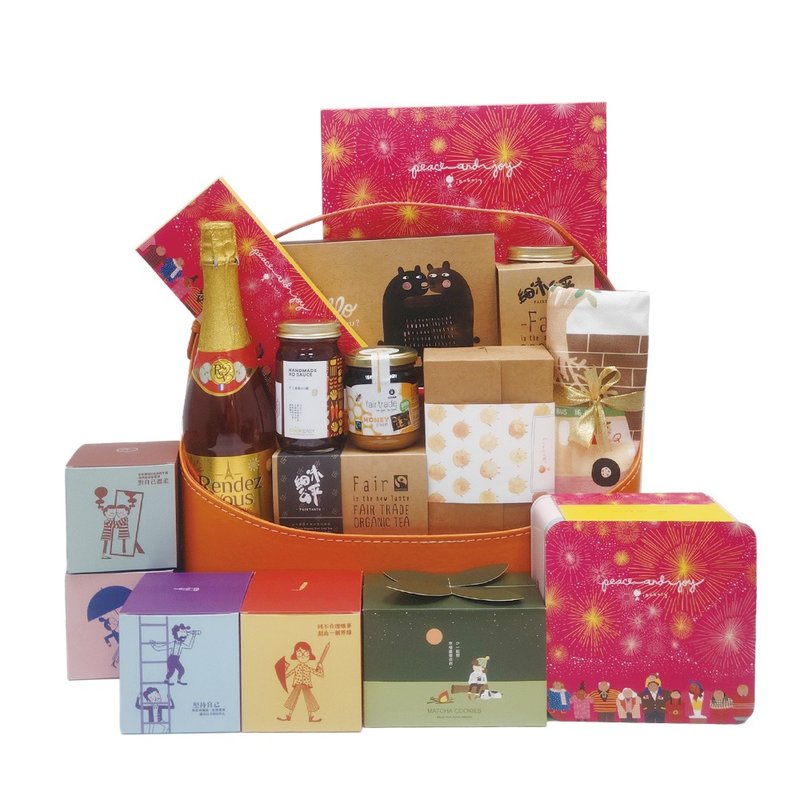 【Lunar New Year Gift】Lunar New Year Hamper 1680 | Made in HK Social Enterprise - คุกกี้ - อาหารสด 