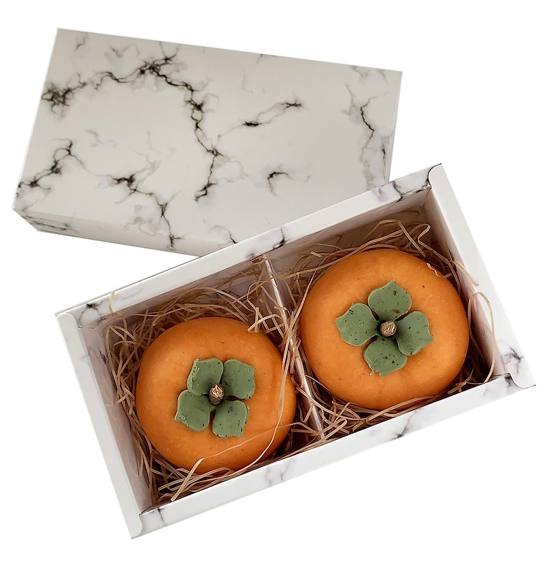 Fresh Fruit Kneaded for Two in a Gift Box─A Good Thing Comes in Pairs - Soap - Plants & Flowers Orange