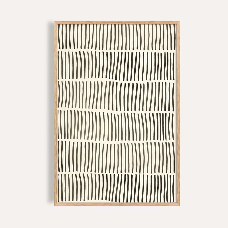 線的韻律 Rhythm of Lines / 現代極簡抽象藝術掛畫 - 海報/掛畫/掛布 - 紙 