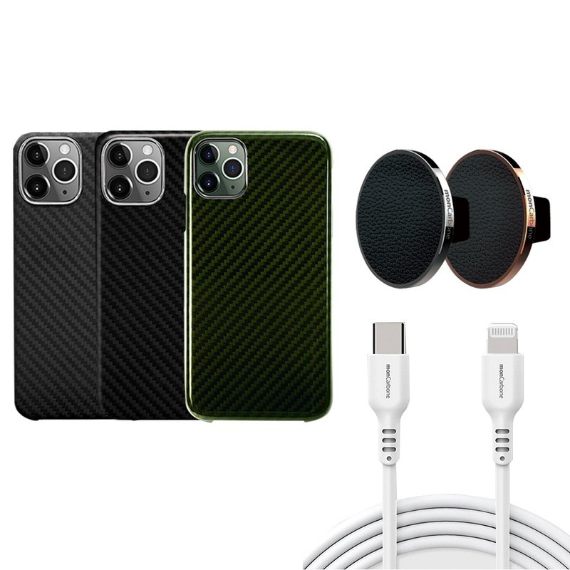 【iPhone11系列】獨家限定6折福袋 - 手機殼/手機套 - 碳纖維 黑色