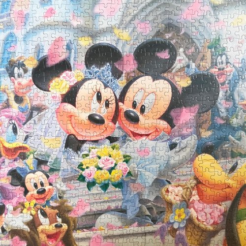 新品未開封 ディズニー ジグソーパズル 1000 そよ風のウェディング ミッキー ディズニー ジグソーパズル そよ風のウエディング 1000ピース
