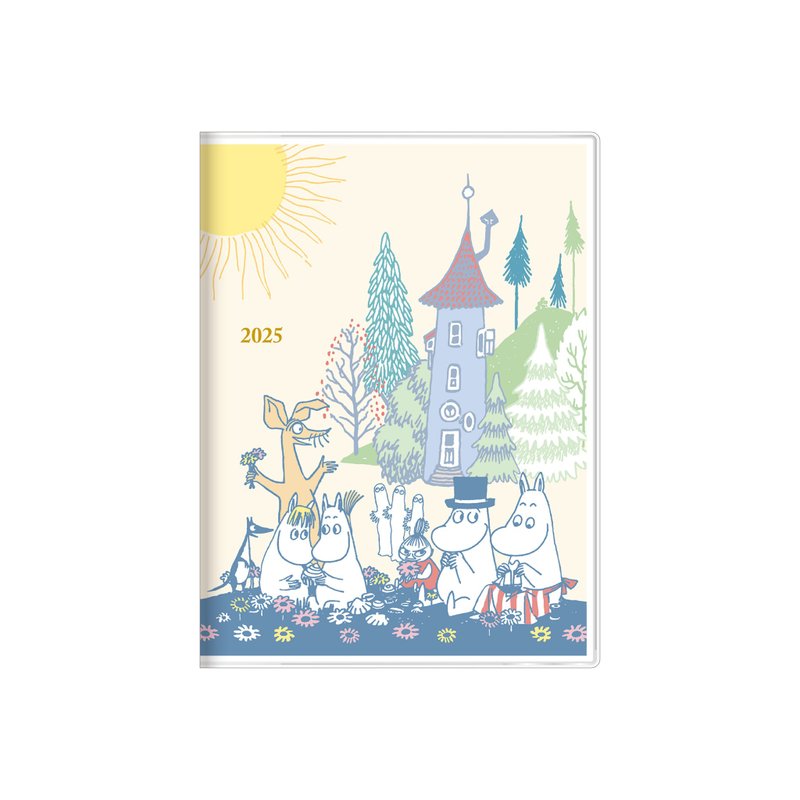 早鳥預購9折優惠【MOOMINx日本SUN-STAR】A6 手帳月計劃本-- - 筆記本/手帳 - 紙 