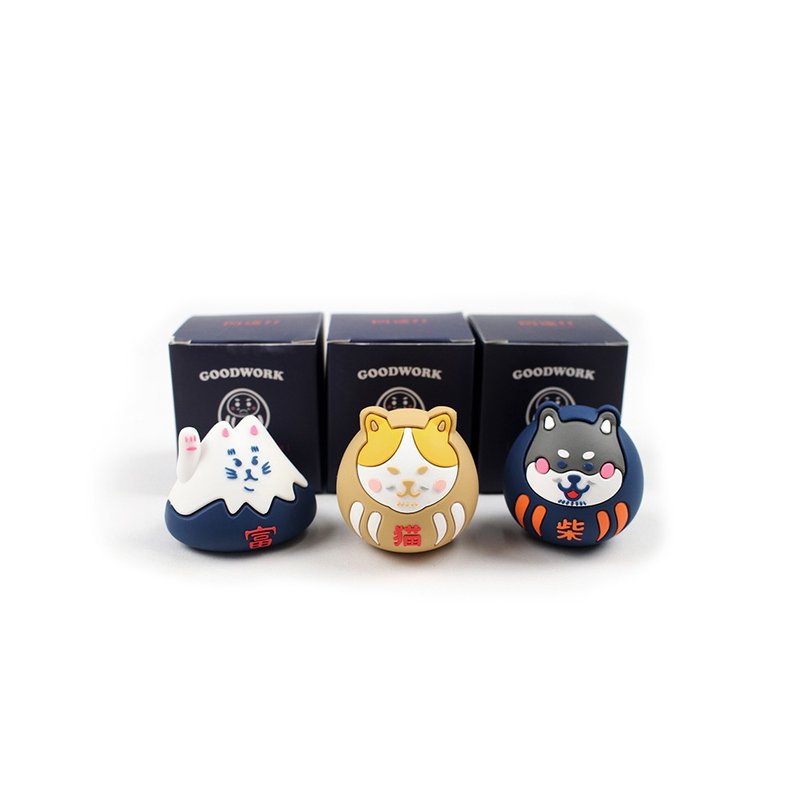 香港品牌 Dharma 達摩系列 盲盒公仔擺設 貓 柴犬 - 公仔/玩偶 - 塑膠 多色