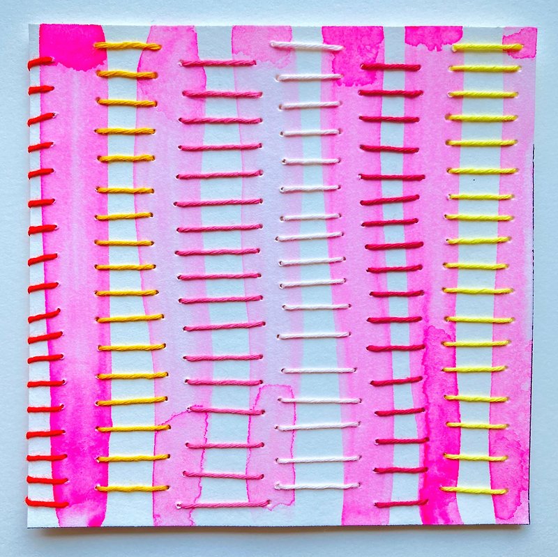 flamingo + lemon - 壁貼/牆壁裝飾 - 紙 粉紅色