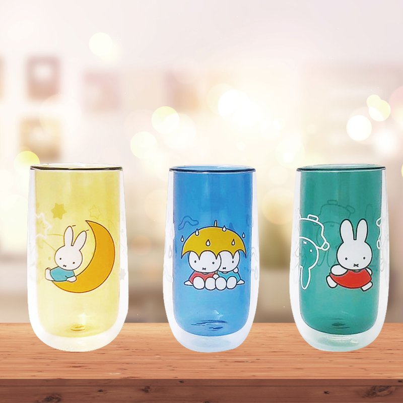 【MIFFY】耐熱雙層玻璃杯 雙層玻璃杯 玻璃杯 耐熱杯 喝水杯 - 玻璃杯 - 玻璃 