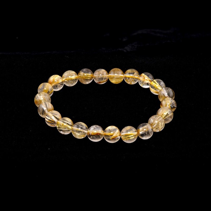 寶麗金珠寶-天然鈦晶手珠 - 手鍊/手環 - 水晶 