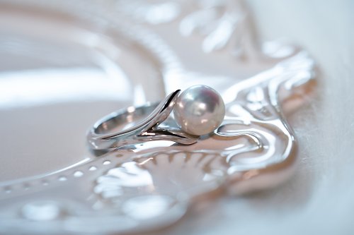LiT-Jewelry手工訂製 925銀 天然珍珠 美人魚的尾巴